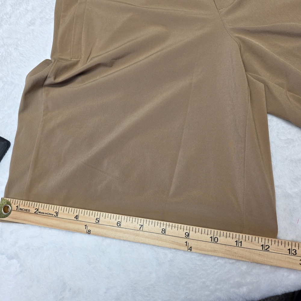 Athleta Brooklyn Bermuda Shorts Tan Women's Size 12 Golf lightweight - Picture 7 of 8